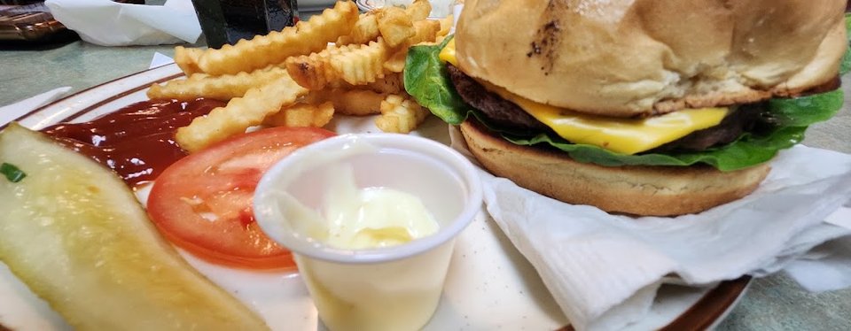 Children's menu beside classic American dishes.