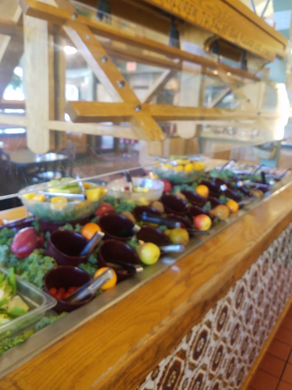 Dessert and breakfast items on a diner menu.